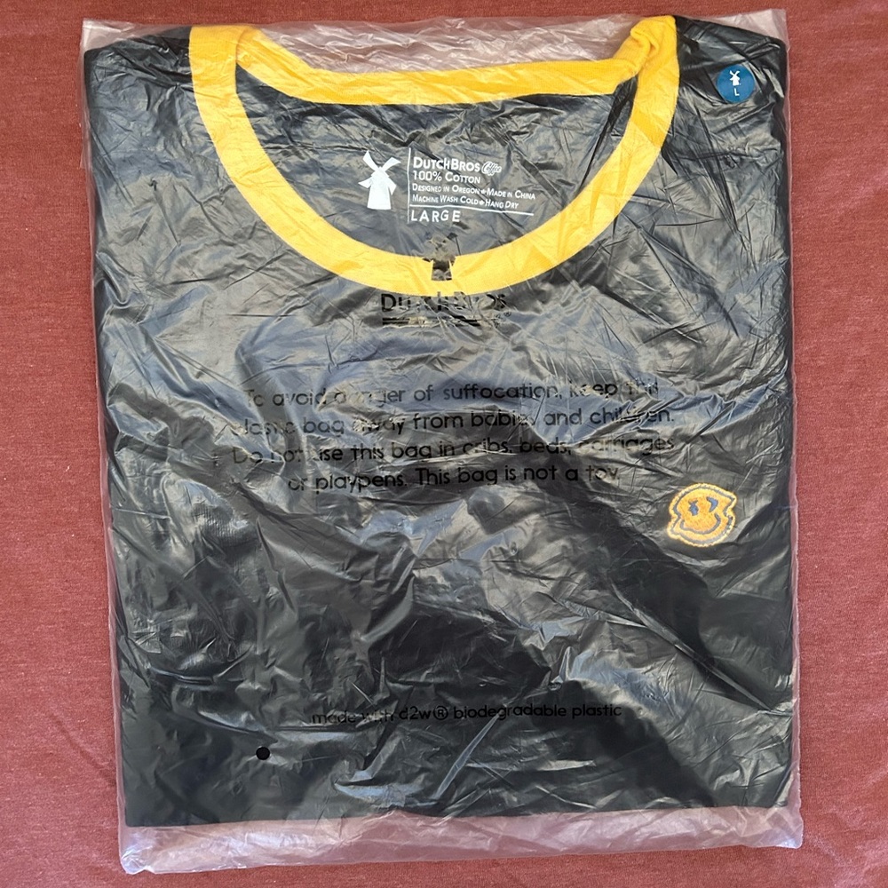 Brand New in the packaging short sleeve Dutch Bros T-shirt